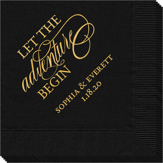 Let the Adventure Begin Napkins